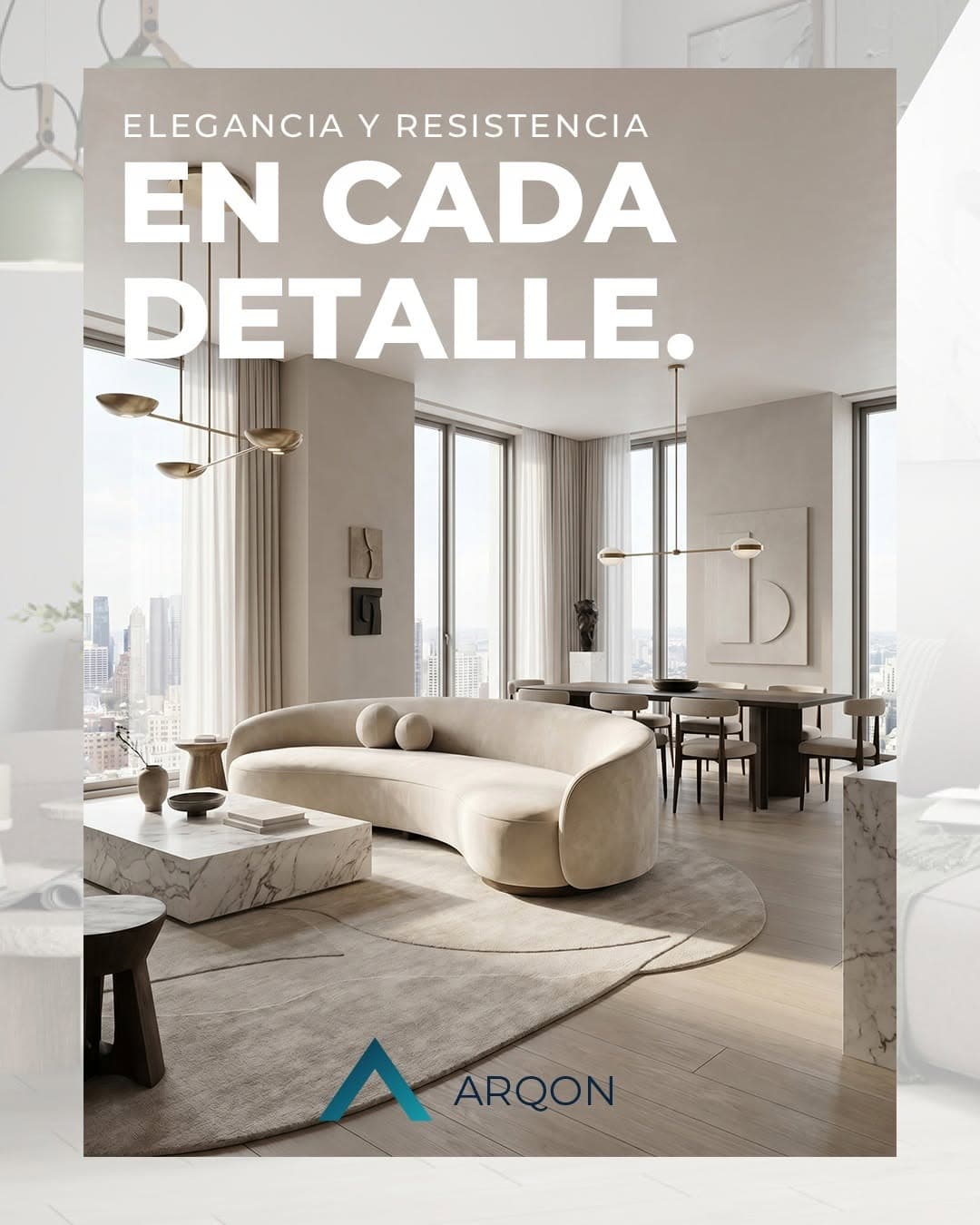 Acabados de mármol en baño de lujo